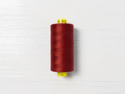 Нитки Gutermann #120 арт. 221, Красный, №120, полиэстер 100%