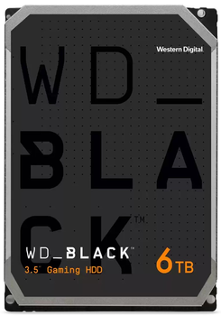 Жорсткий диск Western Digital Black Gaming 6TB 7200rpm 128MB 3.5" SATA III (WD6004FZWX)