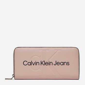 Гаманець жіночий зі штучної шкіри Calvin Klein Jeans K60K607634-TFT Рожевий (8720109149289)