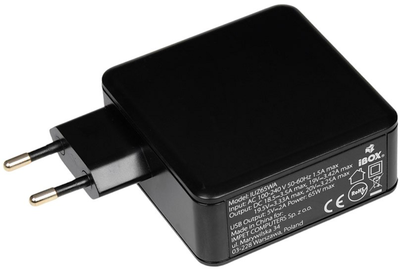 Блок питания iBOX для ноутбука Acer, Asus, BenQ, Compaq, Dell, HP, IBM, Lenovo, LG, MSI, NEC, Packard Bell, Toshiba 20.5V 3.5A 65W (IUZ65WA)