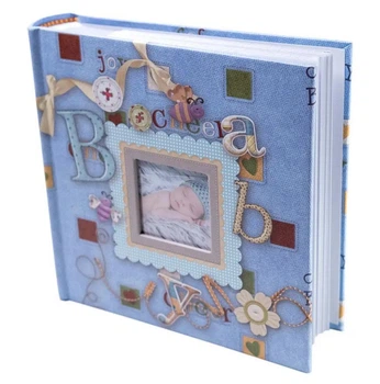 Альбом детский на 200 фото 10х15см. Baby joy blue