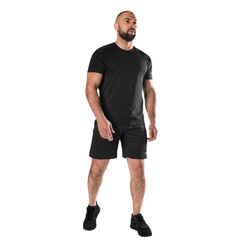 Тактические летние шорты CamoTec Aerofit Black черные 2XL