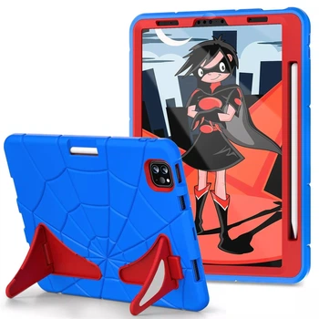Чохол STR Spider Apple iPad Air 11 (2026) 10.9" екран дитячий з підставками Spiderman Blue/Red
