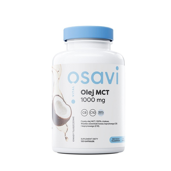 Olej Osavi MCT 1000 mg 120 kapsułek (5904139920114)