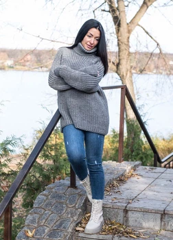 Світло "Джоллі" Сірий 44-48 Oversize Anika 000005571