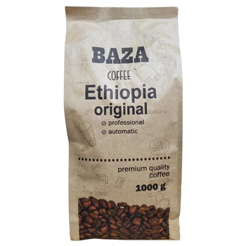 Кофе в зернах Baza Ethiopia Original: Путешествие к колыбели кофе 100% Арабика