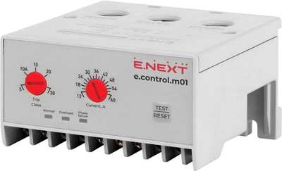 Реле захисту двигуна E.NEXT e.control.m01, 12-60А (p0690001)