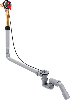 Скрытая часть излива hansgrohe Exafill для ванны, с набором для слива и перелива 58126180