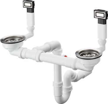Сифон для мойки hansgrohe D15-10, 43922800