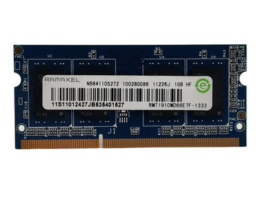 Оперативная память для ноутбука SODIMM Ramaxel DDR3 1Gb 1333MHz PC3-10600S (RMT1910MD66E7F-1333) 13486 Б/У