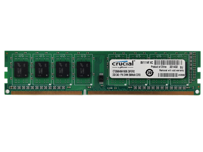 Оперативная память Crucial DDR3 2Gb 1600MHz PC3-12800U (CT25664BA160B.C8FER2) 13677 Б/У