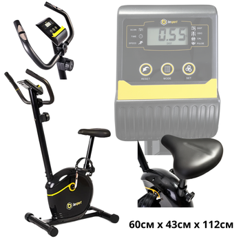 Велотренажер Besport BS-0801 Speed магнитный черно-желтый