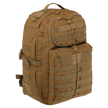 Рюкзак тактичний триденний штурмовий Military Rangers Pro Ultra (нейлон 600D, р-р 48x32x18см, 28л, Хакі)