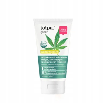 Маска-кондиціонер для ослабленого, пошкодженого та неживого волосся Tolpa Green 150 мл (5902719418990)