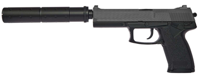 Пістолет страйкбольний ASG DL 60 SOCOM 6 мм Black (23704343)
