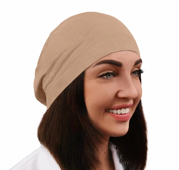 Медицинская шапочка женская HeadwearUniverse универсальная цвет Бежевый