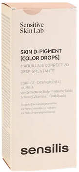 Podkład do twarzy Sensilis Skin D-Pigment Color Drops 02 Beige Golden 30 ml (8428749943402)