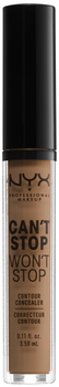 Консилер для обличчя NYX Professional Makeup Can't Stop Won't Stop Червоне дерево 3.5 мл (0800897168711)