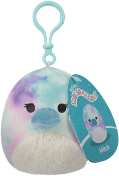 Плюшевий брелок Squishmallows Brindall - Rainbow Tie-Dye Platypus W/White Belly (196566406957)