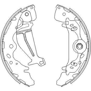 Комплект гальмівних колодок HYUNDAI H-1, REMSA (421900)