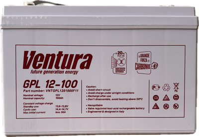 Аккумуляторная батарея Ventura GPL 12-100 AGM