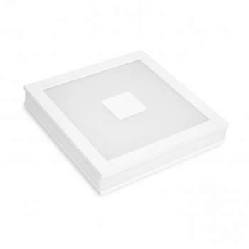 Светодиодный светильник EUROLAMP квадратный накладной матовый Downlight NEW 24W 4000K LED-NLS-24/4(F)