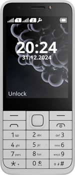 Мобільний телефон Nokia 230 (2024) White (6438409094896)