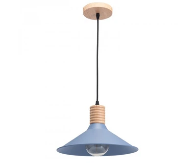 Люстра (подвес) Plate Wood Blue