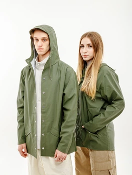 Мужская Куртка Rains Jacket Зеленый XS-S (7d1201-Olive XS-S)