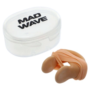 Зажим для носа в пластиковом футляре Mad Swim Nose Clip 0716030 Beige