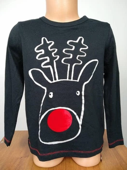 Дитяча футболка реглан чорна george 104/110
