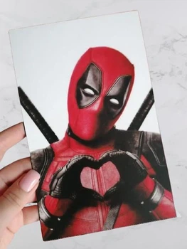 Открытка Дэдпул Deadpool Марвел Комиксы Супергерой Размер А6