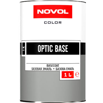 Автоэмаль базовая | Novol Optic Base | Банка 1 л — Lada 963 Зеленый