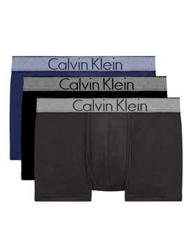 Трусы боксеры мужские с логотипом Calvin Klein Customized Stretch Micro Размер L 3шт