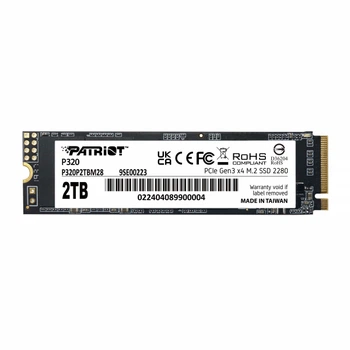 SSD накопичувач Patriot p320 2tb m.2 2280 PCIe 3.0 x4 NVMe tlc (p320p2tbm28)