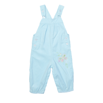 Полукомбинезон вельвет для девочки Hawk Kids COL90077 56 см Голубой