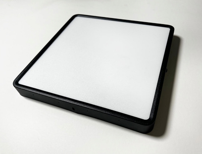 Світильник The Light 12W 5000K Квадратний чорний накладний TL 2034125