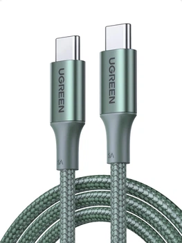 Кабель зарядный UGREEN USB C to USB C Charger Cable 100W кабель для быстрой зарядки 2 м Green (90794)