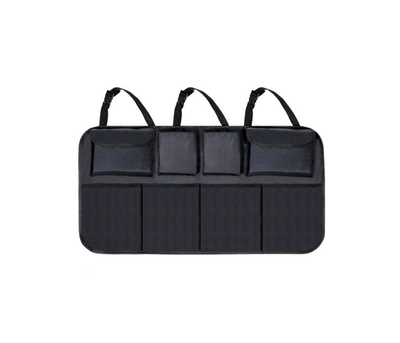 Органайзер у багажник автомобіля, 870x450mm, 4 кишені+4 сітки, Black