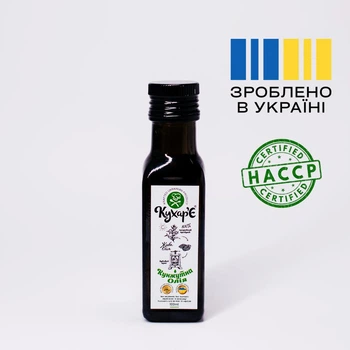 Кунжутна олія сиродавлена на дубових пресах Кухар'Є 100 мл