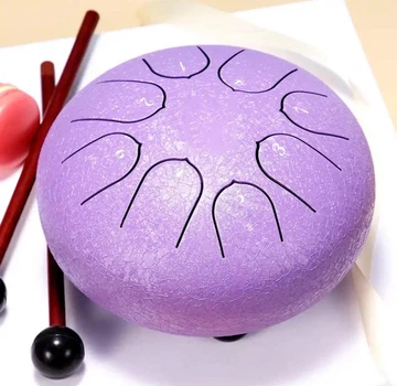 Глюкофон 6" Steel Tongue Drum Avzhezh SD016 Purple