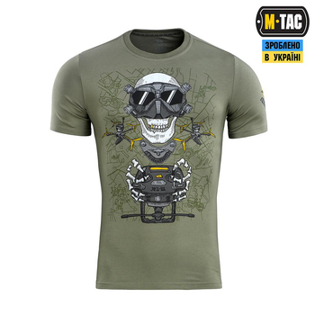 Тактична футболка M-Tac Drohnenführer Light Olive олива XS