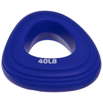Эспандер кистевой Кольцо (1шт) JELLO Pro (силикон, погрузка 40LB, Синий) (FI-3812_Синий_40LB)