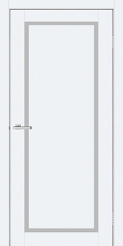 Двері міжкімнатні DOORS Смарт С090G Емаліт білий (ПВХ), 600x2000