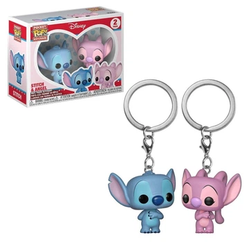 Лило и Стич брелки комплект брелок-фигурок Funko Lilo & Stitch Стич и Ангел Stitch & Angel Disney 2 брелки