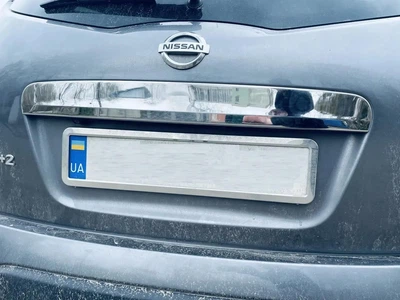 Накладка над номером Нержавеющая сталь для Nissan Qashqai 2007-2010 рр.