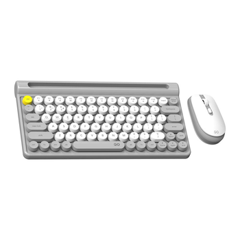 Комплект беспроводной клавиатура и мышь Fantech Go WK897 с подставкой для телефона / планшета Серый