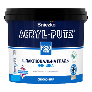 Финишная шпаклевка Sniezka Acryl-Putz шпаклевка FS20 8 кг (1828)