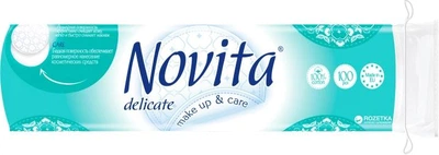 Упаковка ватних дисків Novita Delicate 100 шт. (4744246013078)