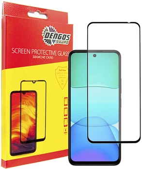 Защитное стекло для смартфона Xiaomi Redmi 13 DENGOS Black (TGFG-361)